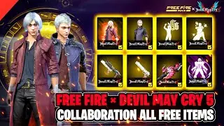 Free Fire Devil May Cry Event Full Details😲 Free Fire Devil May Cry 5 Bundles All Items
