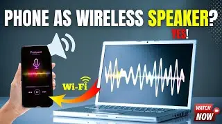 How to Use Your Android Phone as a Wireless Speaker for Your PC 📢
