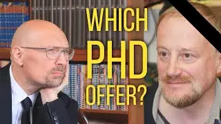 Which offer to pick, to get the greatest value out of your PhD? (RIP Ross Anderson)