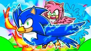 Playing Roblox As A PROTECTIVE ELEMENTAL SONIC BIRD In Feather Family!