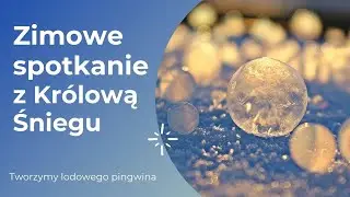 Zimowe spotkanie z Królową Śniegu - Tworzymy lodowego pingwina