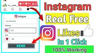how to get free likes on instagram || Auto Liker On Instagram || in 1 Click 100 Likes on Instagram