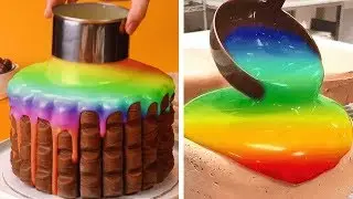 Oddly Satisfying Chocolate Cake Decorating Ideas |  Chocolate Cake Tutorials | So Yummy Cake