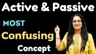 Most confusing concept in Active & Passive Voice || Basic English Grammar || English With Rani Ma'am