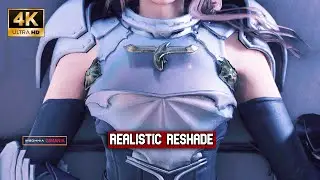 Aerith Knight of Etro Lightning Farron Reshade Gameplay 4K Final Fantasy 7 Remake 3%