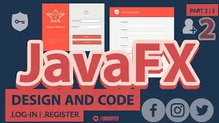 JavaFX Tutorial | Login and Register Screen GUI In IntelliJ & Scene Builder With MySQL - Part 2|2