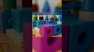 Машинки Мокас строят здание из кубиков! 🚗🧱 Мультики для малышей про машинки #весело #анимация