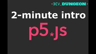 2-minute Intro to Creative Coding with p5.js