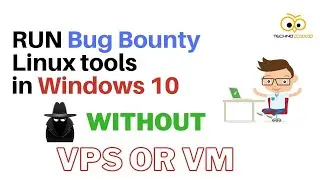 Run Bug bounty linux tools in windows using Windows subsystem for Linux WSL. Install Ubuntu in win10