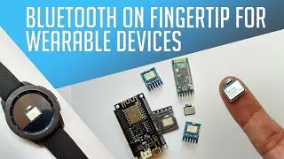 RYB080l Bluetooth Module Tutorial | Fingertip sized Bluetooth module for wearable devices | ESP8266