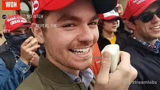 Nick Fuentes & John Doyle troll anti-white BLM supporter - (Jaden McNeil's Full DLive Stream Part 3)
