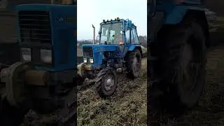Обкатка ведучого передка т-40, МТЗ-80 оранка під ячмінь