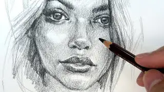 Drawing and Shading a Pretty Face