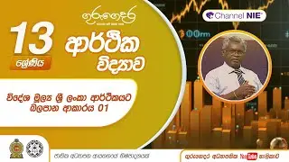 විදේශ මූල්‍ය ශ්‍රී ලංකා ආර්ථිකයට බලපාන ආකාරය 01 - Lesson 05 - A/L Economics (ආර්ථික විද්‍යාව)