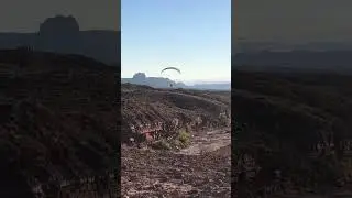 Motorized paragliding on the Colorado plateau