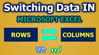 Change rows to columns in Excel | How to transpose data in excel |  ICT Nuggets 