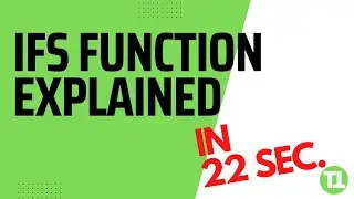 IFS Function Explained in 22 Seconds Google Sheets Excel 🤯 #shorts #googlesheetstips #exceltutorials