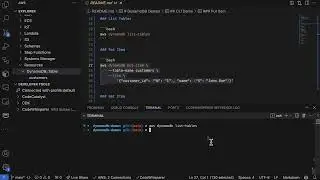 Using crud dynamodb cli