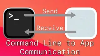Command Line to Mac App Communication