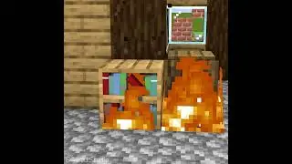 Baby Herobrine Knows How To Call For The Fireman'S Help When He Detects The Fire