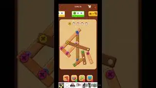 Color wood screw level 25