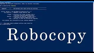 Uso sencillo de copiar archivos o directorios con ROBOCOPY