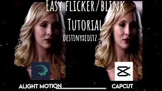Easy Flicker/Blink Effect on AlightMotion and Capcut Tutorial 🦋