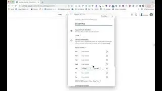 Google Appointment Schedule