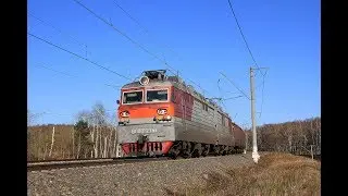 Electric locomotive VL80S-2741 with a freight train