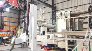 how to install robot on welltec injection molding machine