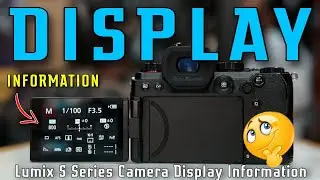 Panasonic Lumix Tutorial : Lumis S Series S5 / S1 / G95 Display Information Hindi |