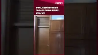 Bangladeshi Protesters Take Over Sheikh Hasina's Residence As She Flees Country