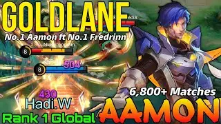 Goldlane Aamon Insane 6,800+ Matches - Top 1 Global Aamon by Hadi.W - Mobile Legends