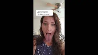 Long tongue girl 177