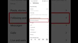 how to use following and follow notification setting in Instagram 