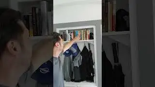 Hidden Room behind this Secret bookcase door 
