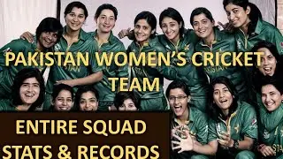 Current Pakistan Women cricket team - All Players, Facts and Records | Pakistan Women Cricket