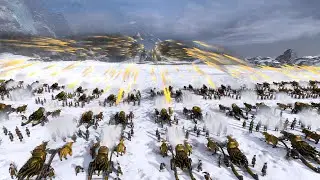 160 ROCKET BATTERIES vs 8000 EXALTED PLAGUEBEARERS - Total War WARHAMMER 3