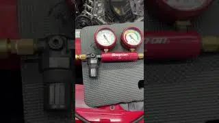 USING A LEAKDOWN TESTER TO FIND LEAKING INTAKE VALVE 
