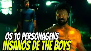 OS 10 PERSONAGENS MAIS INSANOS DE THE BOYS 4ª TEMPORADA | THE BOYS GEN V