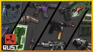 Rust Skins | Abyss LR, Commando AR, Hellborn SMG, Cargo Heli Bow, Greening Area SMD 