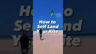 how to self land a kitesurfing kite. 