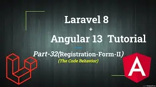 Insert Register Form Data into Database in Angular Laravel | Laravel Angular Tutorial Part-32