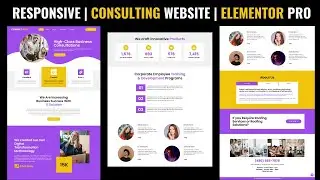 ELEMENTOR SECRETS: Create a Responsive CONSULTING WEBSITE | WordPress 2024🔥