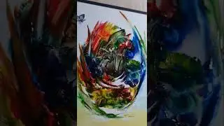 Праздник цвета! Энкаустика утюгом.  #энкаустика #encausticart