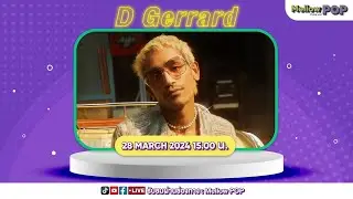 [LIVE]🔴  Mellow POP  Interview  พบกับ  ”D Gerrard” กับเพลงสุดแนวอย่างเพลง “เอี๊ยด (Eaaaddd)”