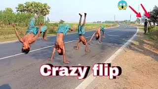 2022 Amazing stunts || amazing flip 🙃😱 Ajay flip channel