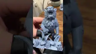 3D printed Tiger sculpt scaled up 400%!