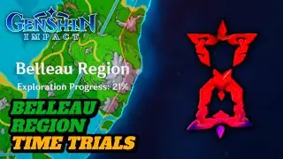 TIME TRIAL LOCATIONS NEAR BELLEAU REGION! (GUIDE) | Genshin Impact