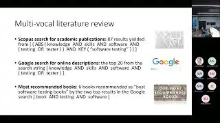 Good testers, in industry and in published literature - mind the gap by Torvald, Daniel and Kristian